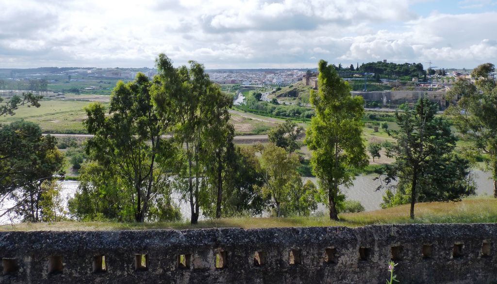 11. Badajoz y el río Guadiana desde el fuerte de San Cristóbal. Autor, Lord Wellington1815