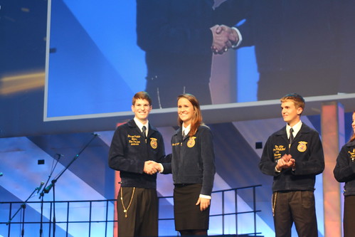 Chelsey Scholsnagle of the Collins FFA chapter.