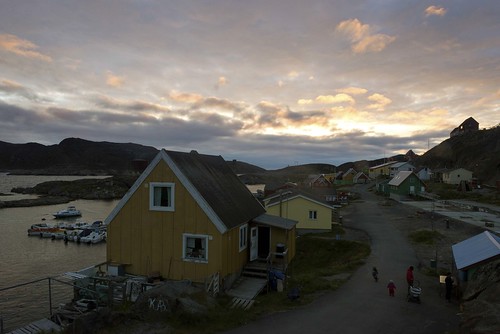 Evening in Manitsoq, Picture Postcard