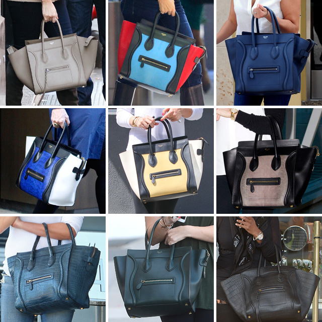 Celebs-and-Celine-Luggage-Totes