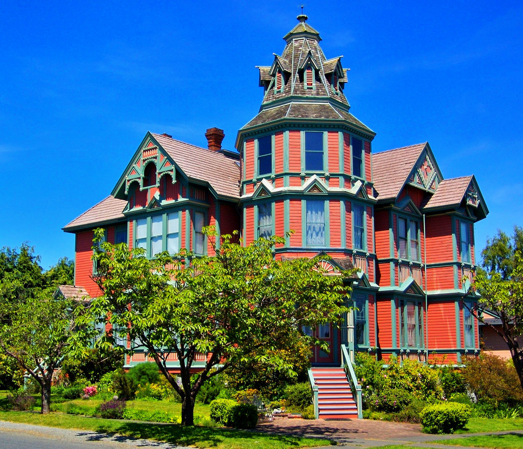 The Ann Starrett Mansion, Port Townsend, Washington. Credit A. Davey