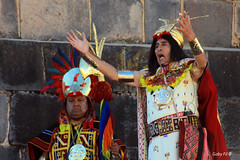 Inti Raymi - Rotros, expresiones y color  celebrando el sol.
