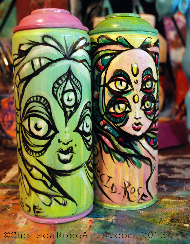 Custom Painted Cans