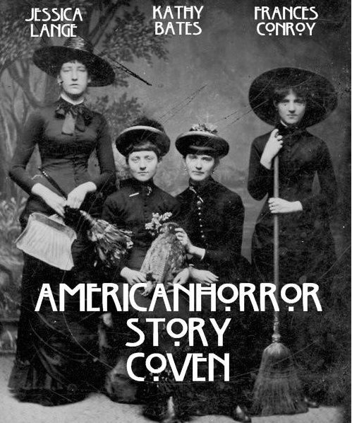 Three witches in American Horror Story: Coven