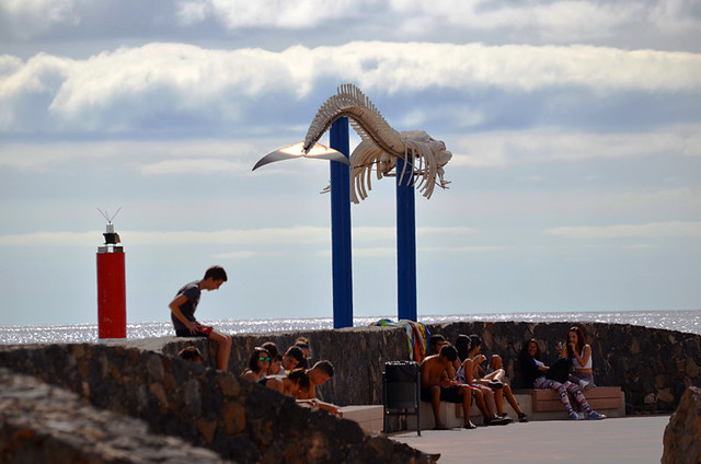 Whale Sculpture, Puerto del Rosario, Fuerteventura