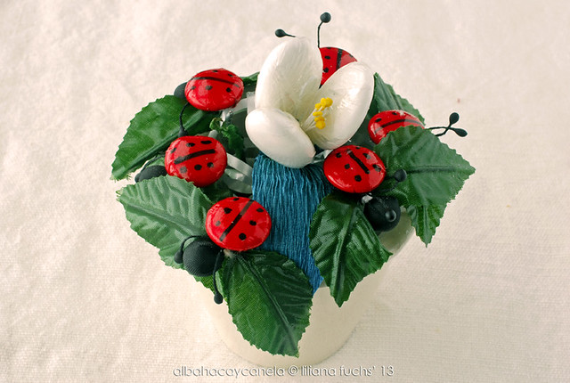 Cute flower made with chocolates