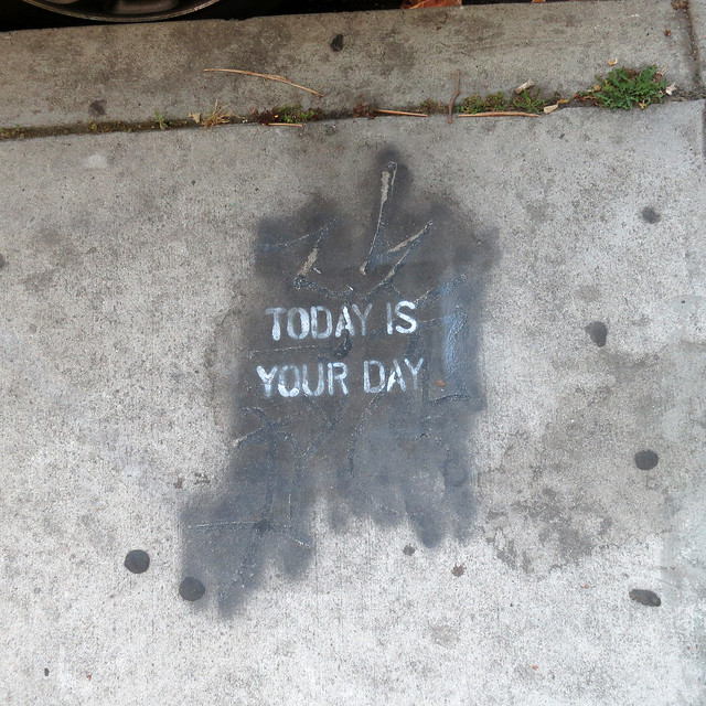 Positive Affirmation Street Art in Venice, Los Angeles, California