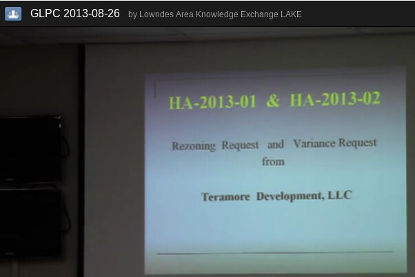 HA-2013-01 Rezoning & HA-2013-02 Variance from Teramore
