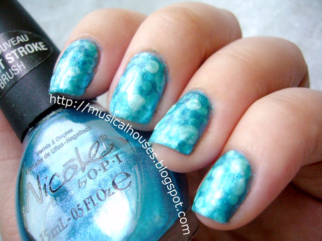 Pond Manicure Nicole OPI Somebody Teal Love 1