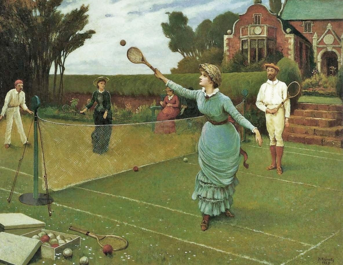 Tennis Players by Horace Henry Cauty, 1885