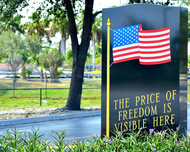 The visible price of freedom....