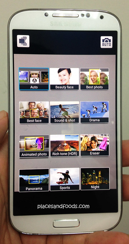 Samsung S4 Camera Modes