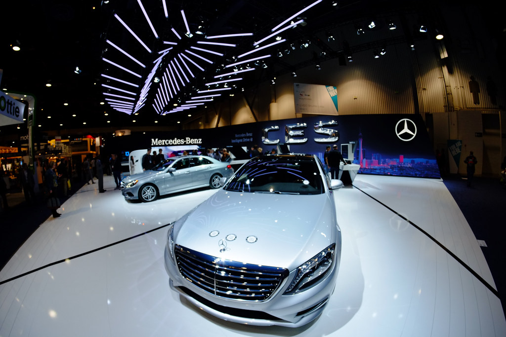 Beautiful Mercedes booth