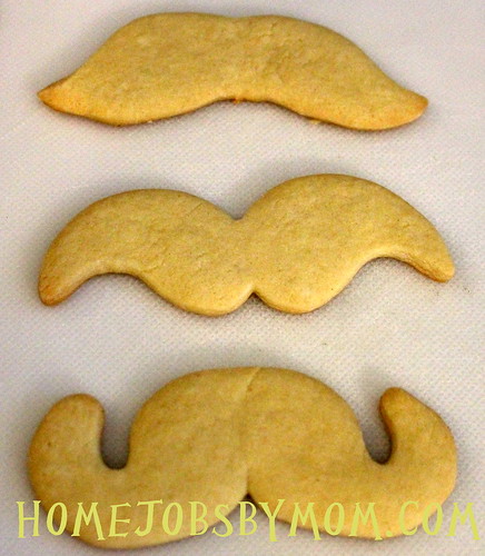 mustache cookies