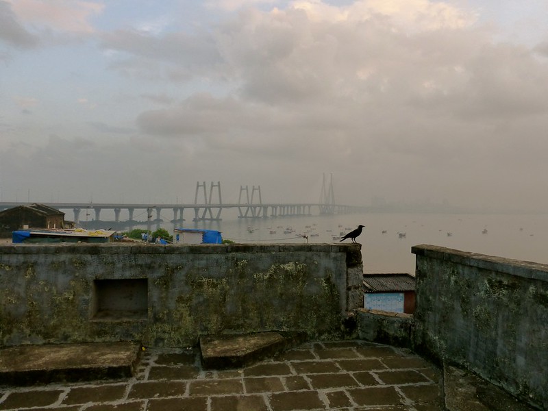 Worli Fort - view of sea link
