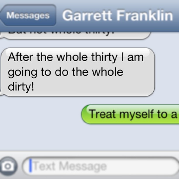 Garrett's thoughts on Day 10 of our #whole30