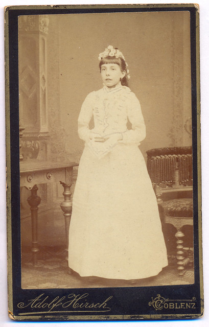 Fam.Braun-3 (Mother Pauline Braun at her First Communion) late 1890s