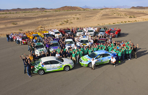 EcoCAR2 universities use Siemens PLM software to design electric vehicles.