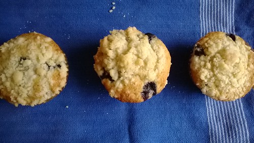Brown Butter Blueberry Muffins
