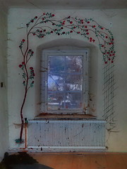 The Rose Window ~ Das Rosenfenster - signiert: "gem. von Kobald Fritz" - Revisit of the Abandoned Restaurant, Boardinghouse, Watermill ~ Alte Mühle Wachau