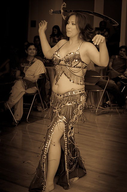 Belly Dancing with a sword
