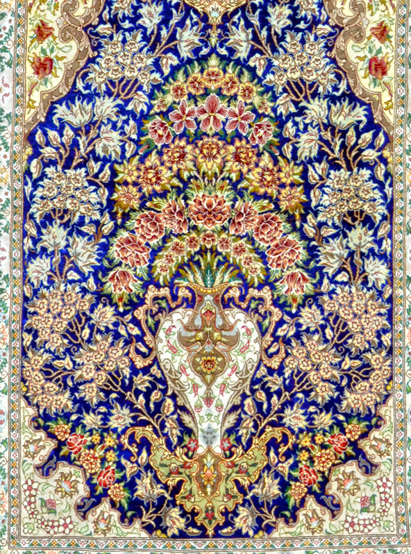 Qum Goladni Pure Silk Master piece