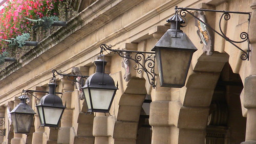 Lanterns, Rathaus, Rothenburg, Germany