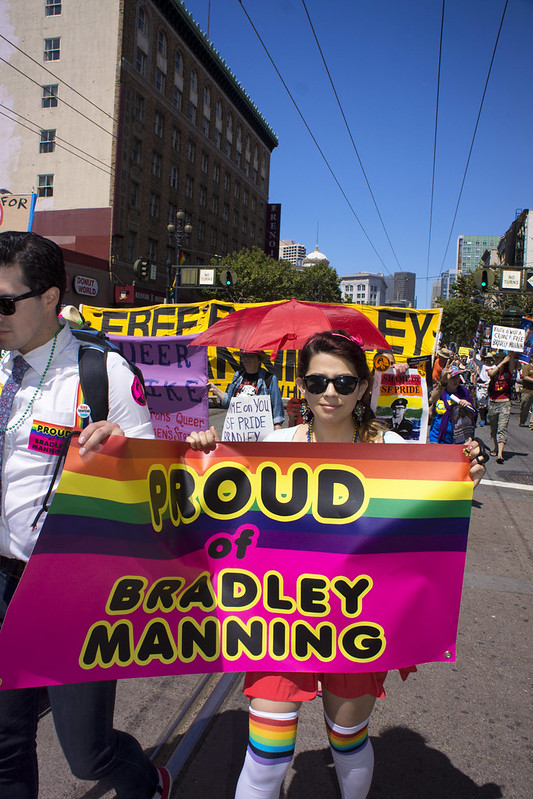 Free Bradley Manning, San Francisco Pride 2013