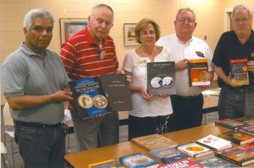 Indiana coin club donates books