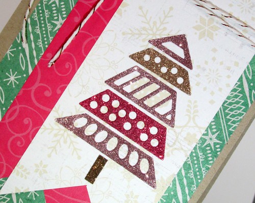 Glitter Christmas Tree Card 2