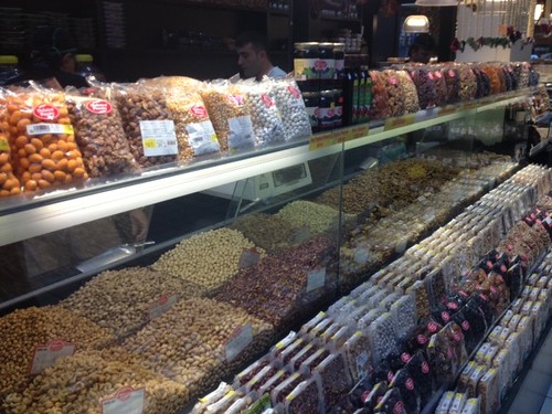 Hudson Pecan Company hopes to put its products among the variety of nuts sold in this Turkish supermarket where Scott Hudson surveyed food products and exclaimed, “Nuts everywhere, but where are the pecans?  Coming soon!” he said.