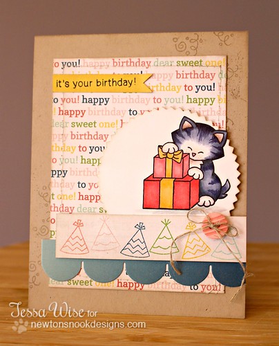 Birthday Kitty Card 1
