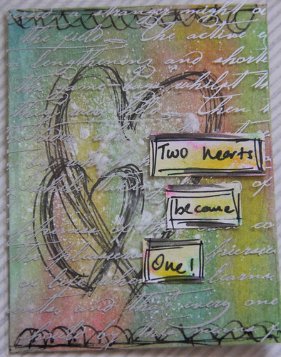 "Two Hearts" Project Life Card