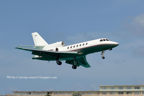 N50XY Dassault Falcon 50 by Jersey Airport Photography