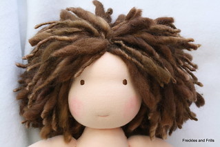 Custom Freckles and Frills 15" Doll