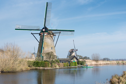 Windmills in Kinderdijk by RuudMorijn