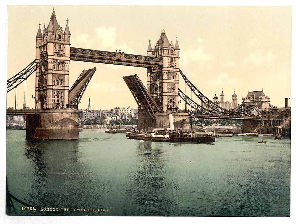 [Tower Bridge, II. (open), London, England] (LOC)