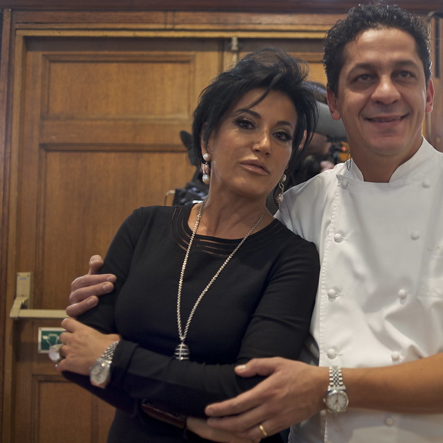 LDP 2013.10.20 - Nancy Dell'olio and Francesco Mazzei at Welcome Italia