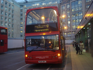 London United VLE1 on Route 9, Hammersmith