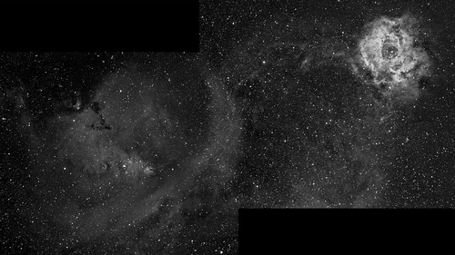 Cone & Rosette Nebula by Mick Hyde