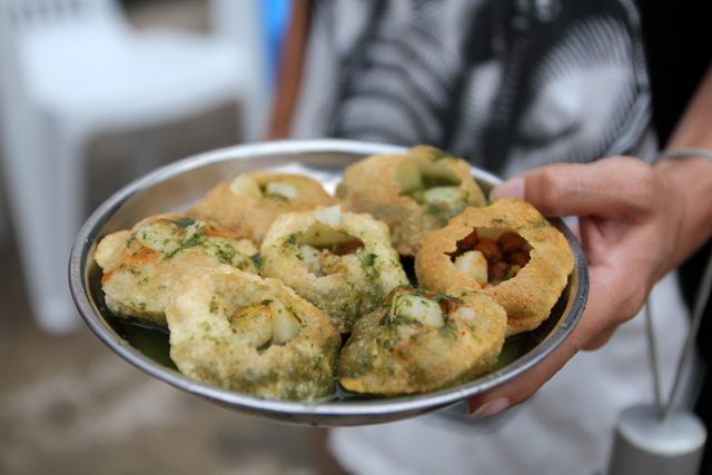 Pani puri - one of the world's great street food snacks