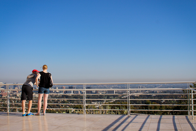 The Getty Center museum, Los Angeles by Morning by Foley