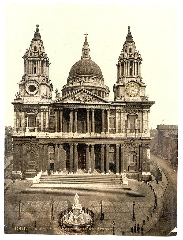 [St. Paul's Cathedral, West Front, London, England] (LOC)