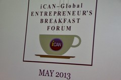 iCAN New York Global Entreprenuers Breakfast forum