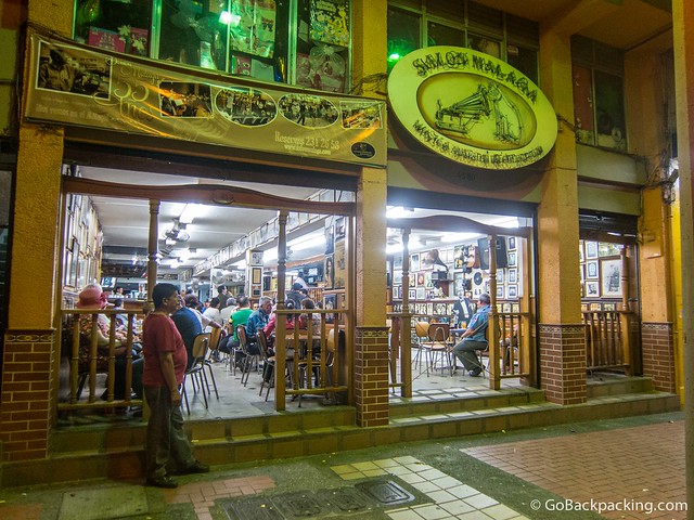 Salon Malaga in Centro is the oldest tango bar in Medellin