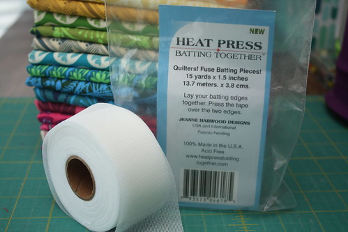 Heat Press batting tape - one of my favorite things