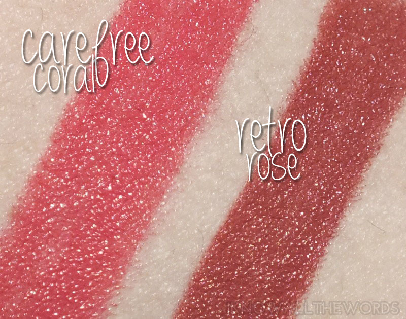 Mary Kay Hello Sunshine Creamy Lip Colour- Carfree Coral and Retro Rose (2)
