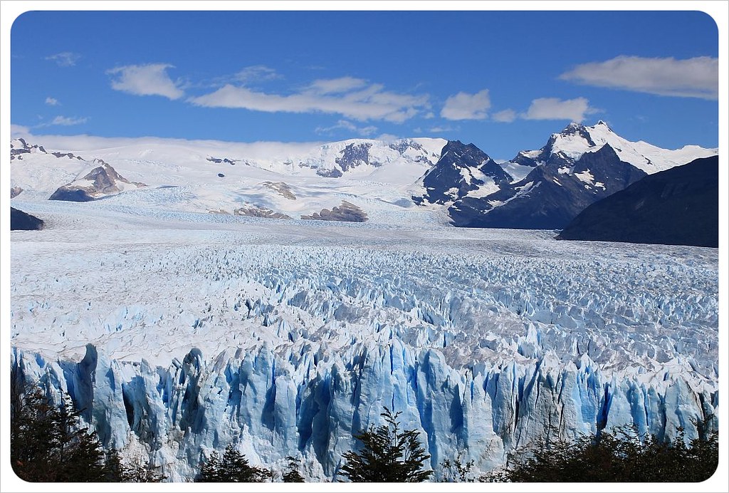full view of perito moreno glacier patagonia argentina