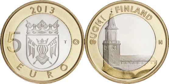 *5 Euro Fínsko 2013, Proper - katedrála v Turku