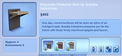 Krytenite Pedestal Sink by Arasika Industries